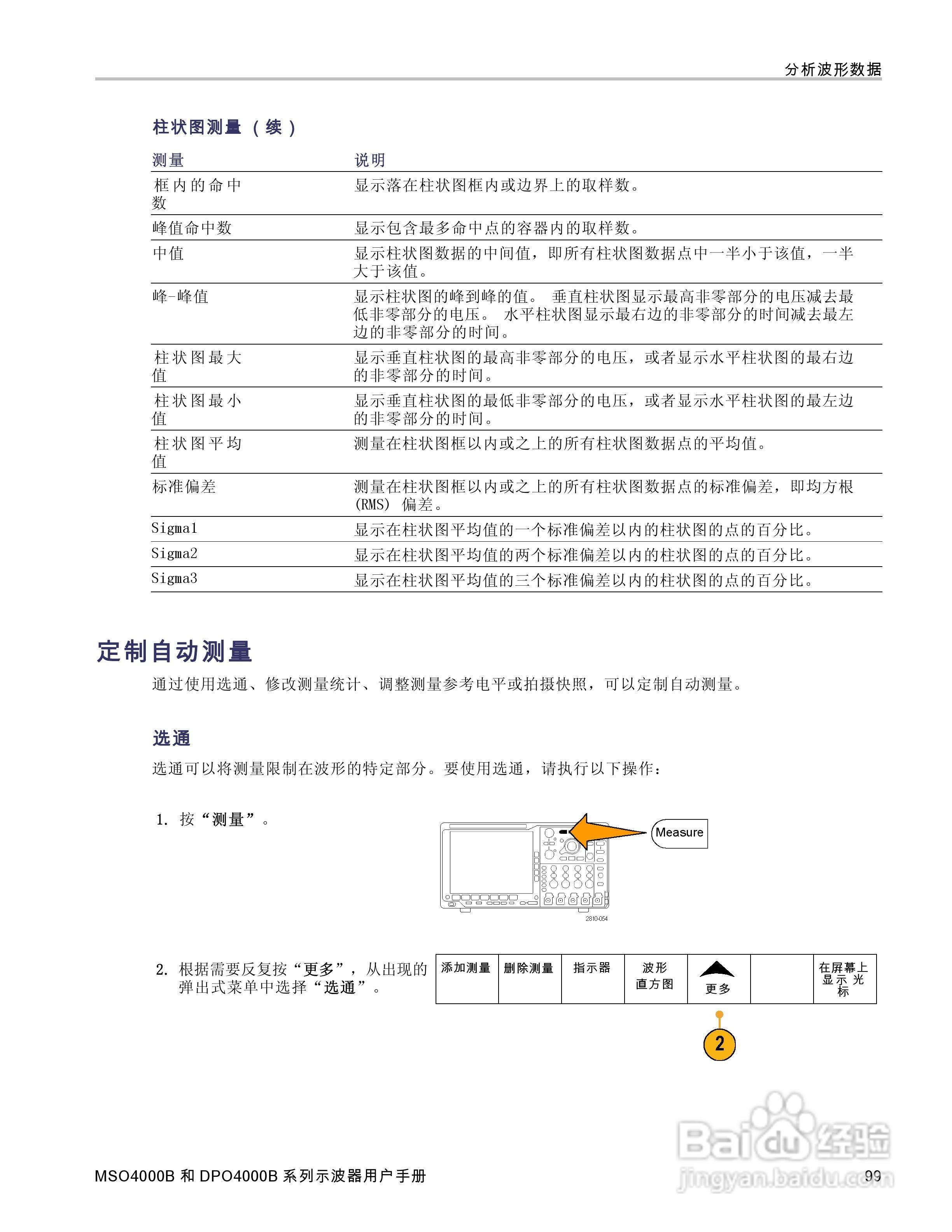 泰克DPO4034B数字荧光示波器用户手册:[12]