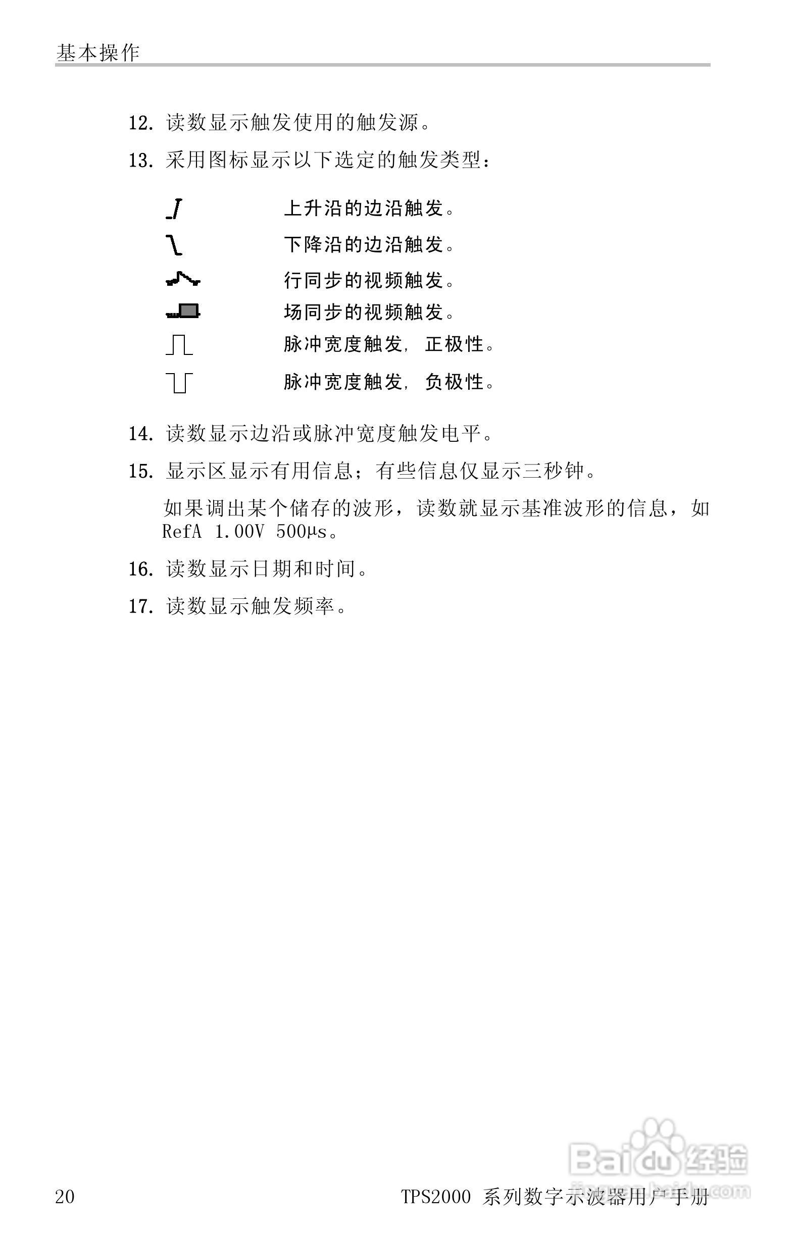 泰克TPS2024数字存储示波器用户手册:[5]