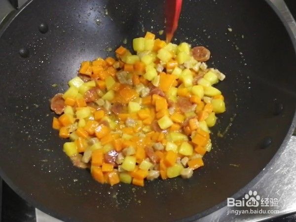 咖喱土豆饭的制作方法