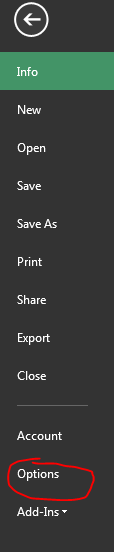 Office 2013 Excel sheet找回