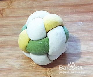 五彩绣球馒头的做法