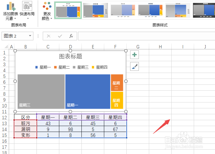 Excel2019如何制作树状图