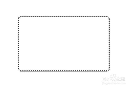 PS 如何更改图层样式中的虚线大小