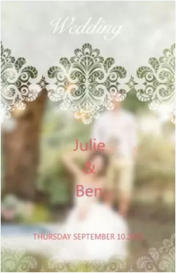 MAKA编辑器微信H5电子邀请函模板欣赏