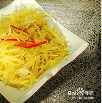 爆炒土豆丝好吃到让人流口水