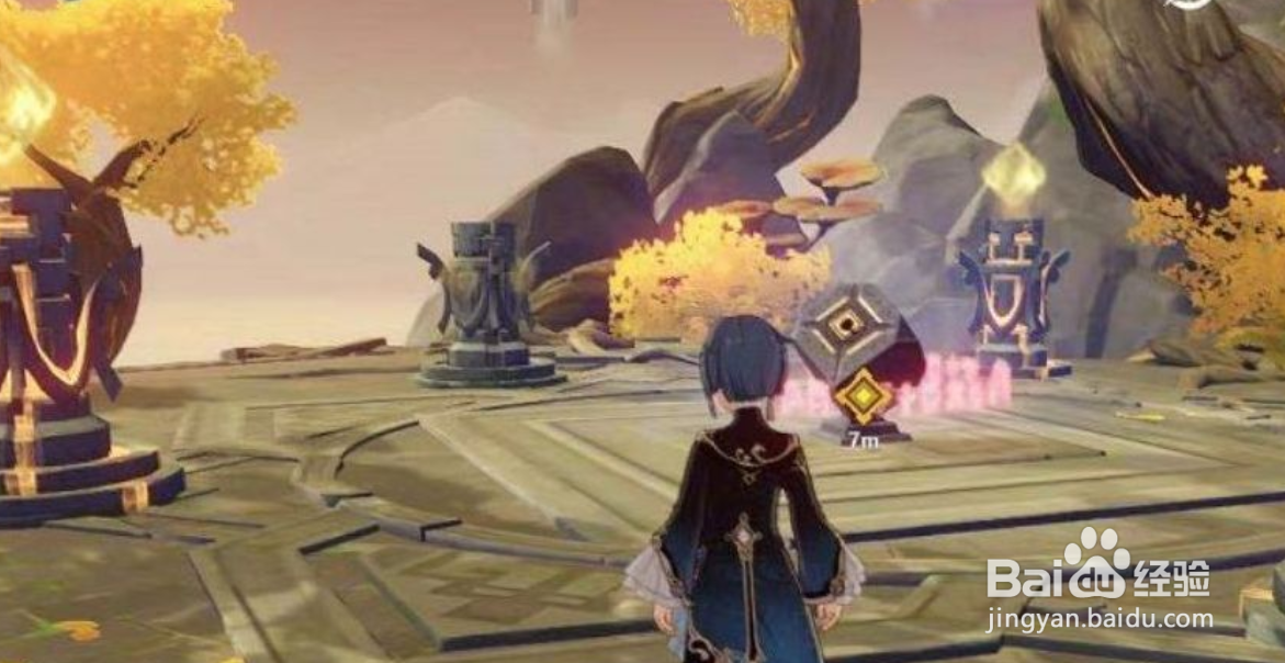 原神如何解开曲径通幽处的柱子