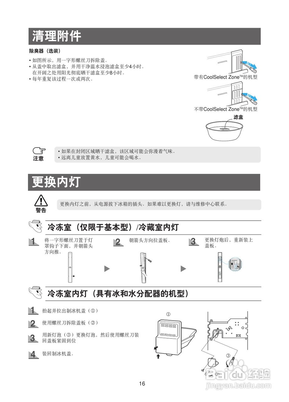 三星RS60KJSW电冰箱使用说明书:[2]