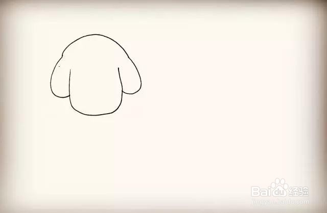 可爱的卡通小狗简笔画怎么画呢