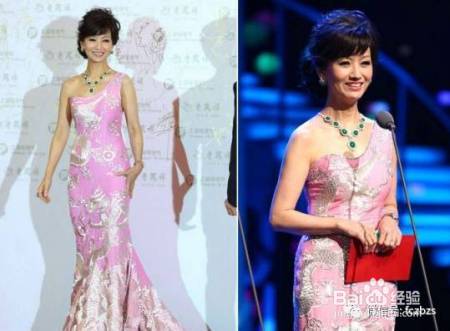 女乒冠军王楠盛装出席活动,翡翠成为红毯必备神器