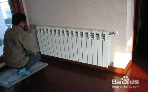 暖气片安装方法