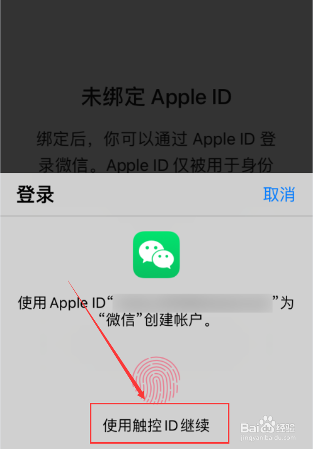 微信App怎么设置通过Apple登录