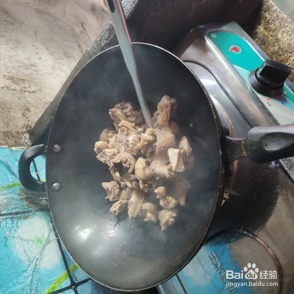 美味的冰糖红烧鸡