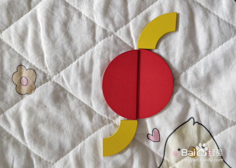 用幼儿积木怎么拼一个太阳