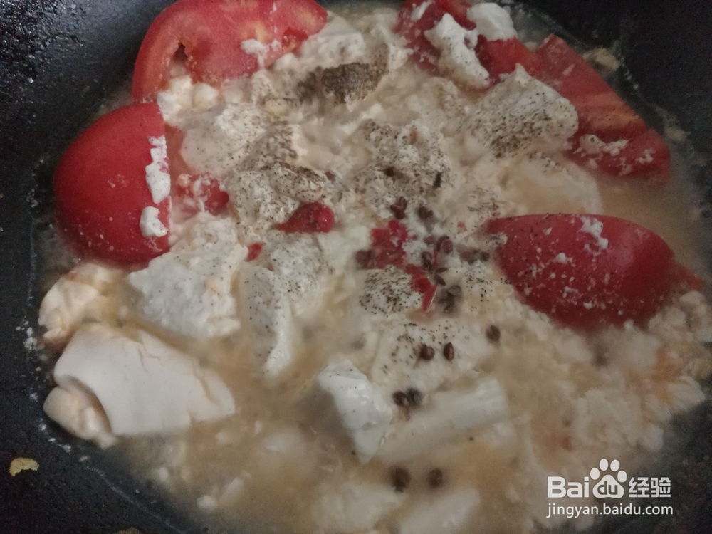 健康食谱：金针菇番茄炒豆腐