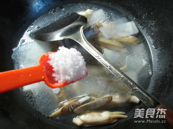 冬瓜蛏子汤的做法