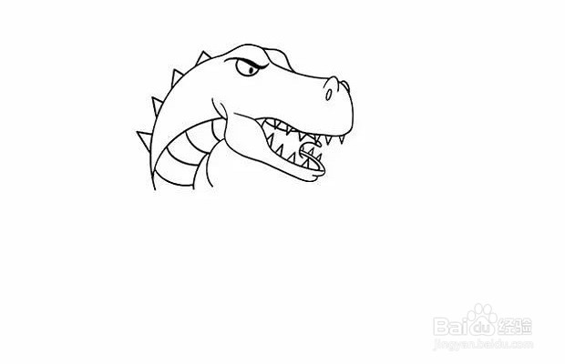 如何画一只“霸王龙”