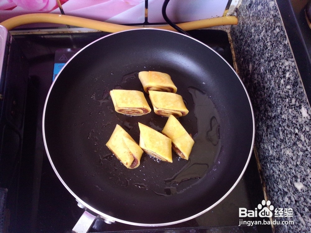 自己做的豆沙饼