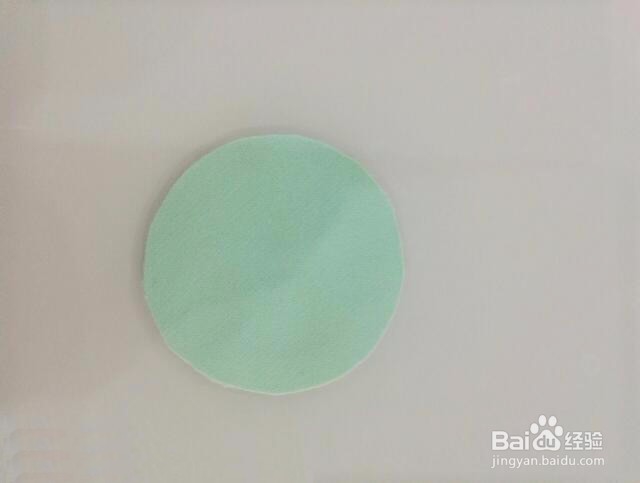 不织布绿豆娃娃