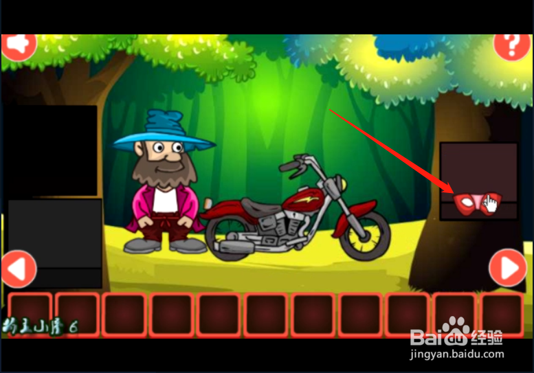 小游戏《新年胡子大叔逃脱2》如何通关