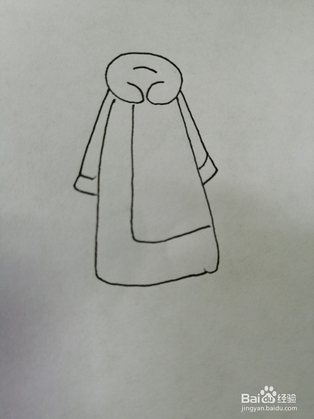 简笔画小棉袄怎么画