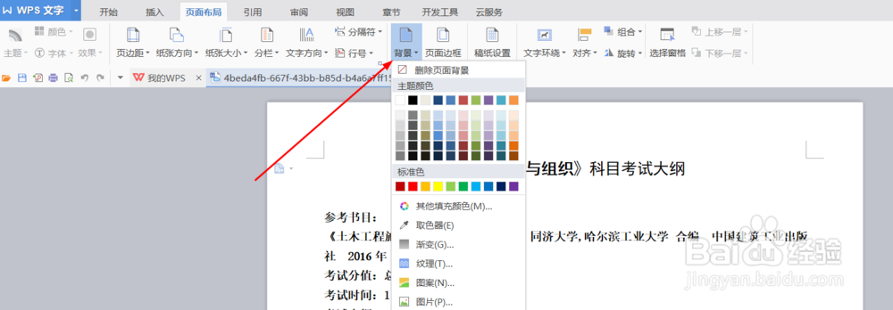 Word文档如何设置背景色