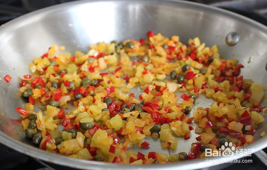 煎三文鱼肉饼的制作方法