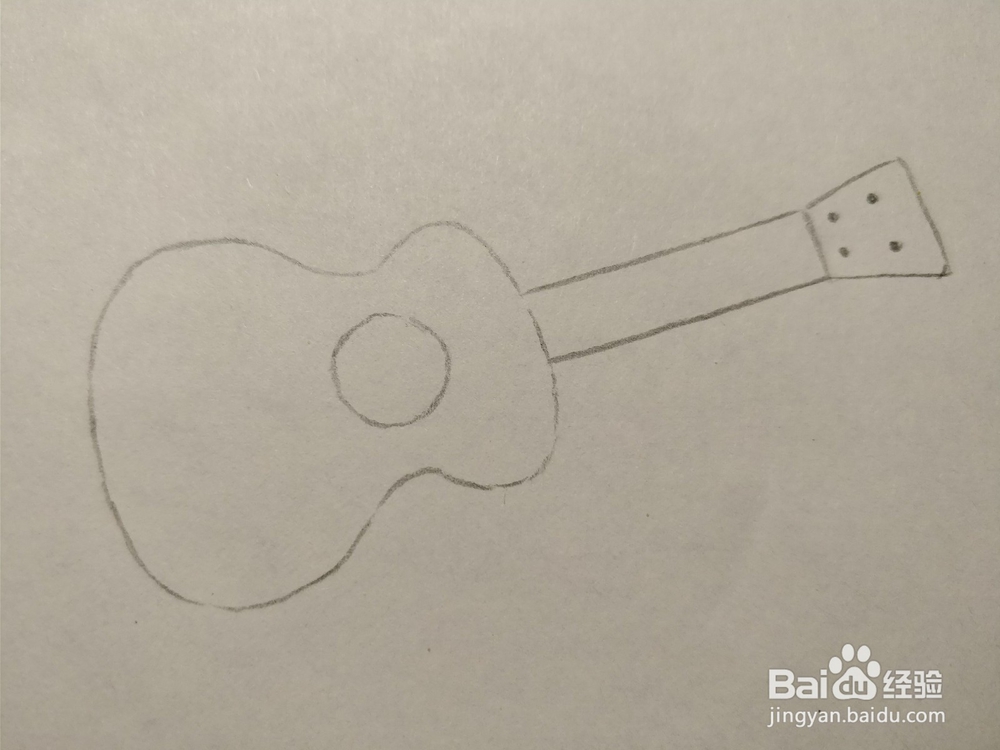 简笔画画尤克里里