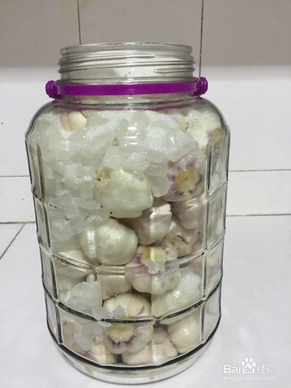 水晶糖蒜的腌制方法