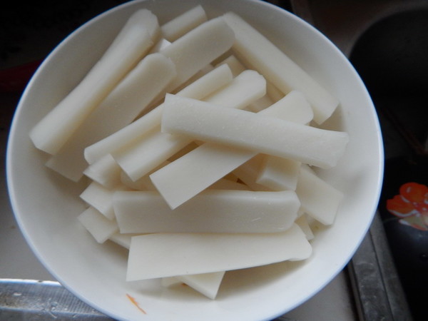 番茄牛肉汤煮年糕