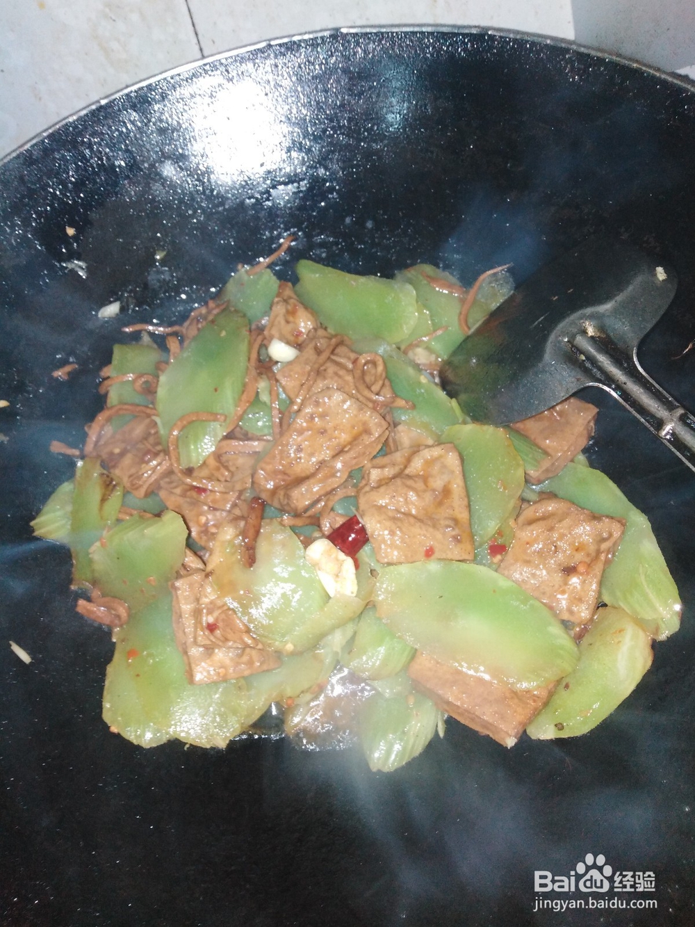 卤豆腐如何炒莴笋根？