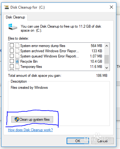 Win10系统清理磁盘空间