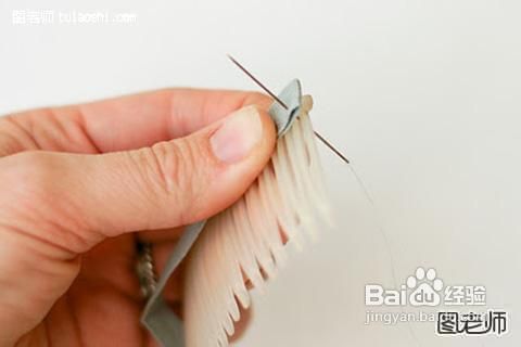 珍珠发梳的制作方法