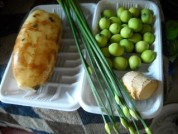 清炒韭苔小荷鲜--做法