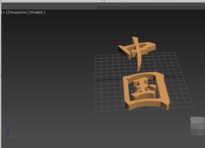 3dsmax里怎样在模型上添加字