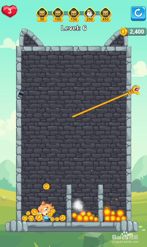 The Adventures of Cat的Level 6怎样过关