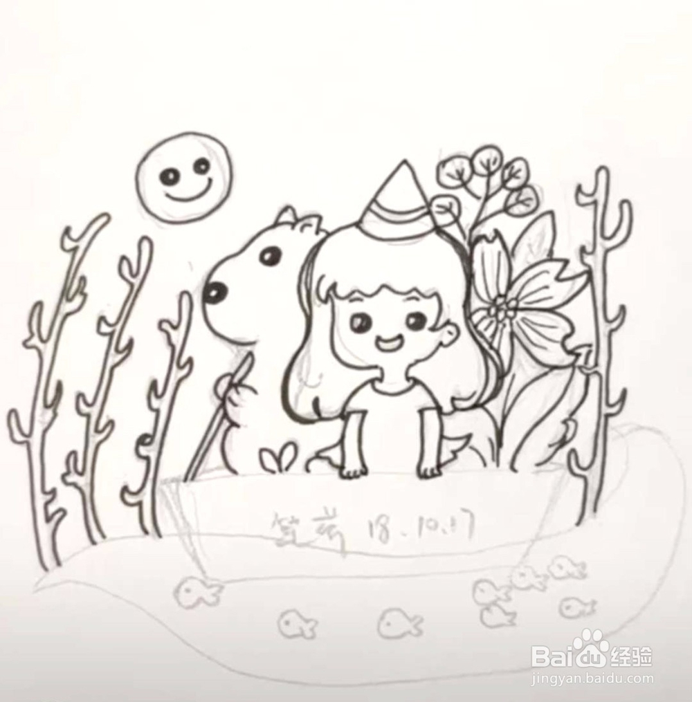 学画画怎样练习画线稿