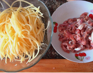 牛腩肉炒土豆丝的家庭做法