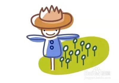 简笔画稻草人如何画