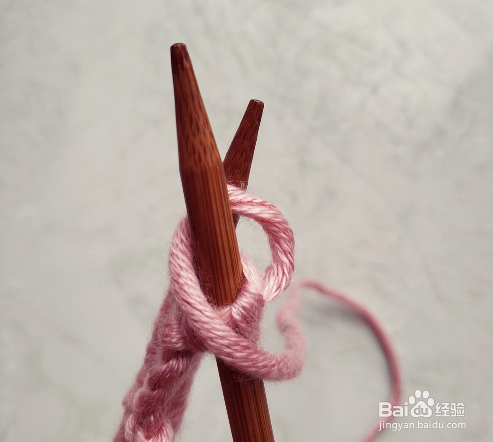 方块针的围巾织发