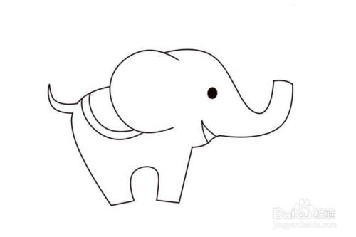 大象怎么画好看