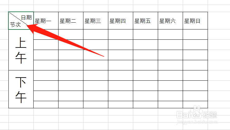 EXCEL表格单元格里怎么设置斜线和写字