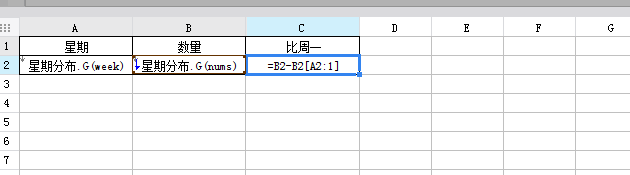 如何使用FineReport设计器的公式对上期数据比较