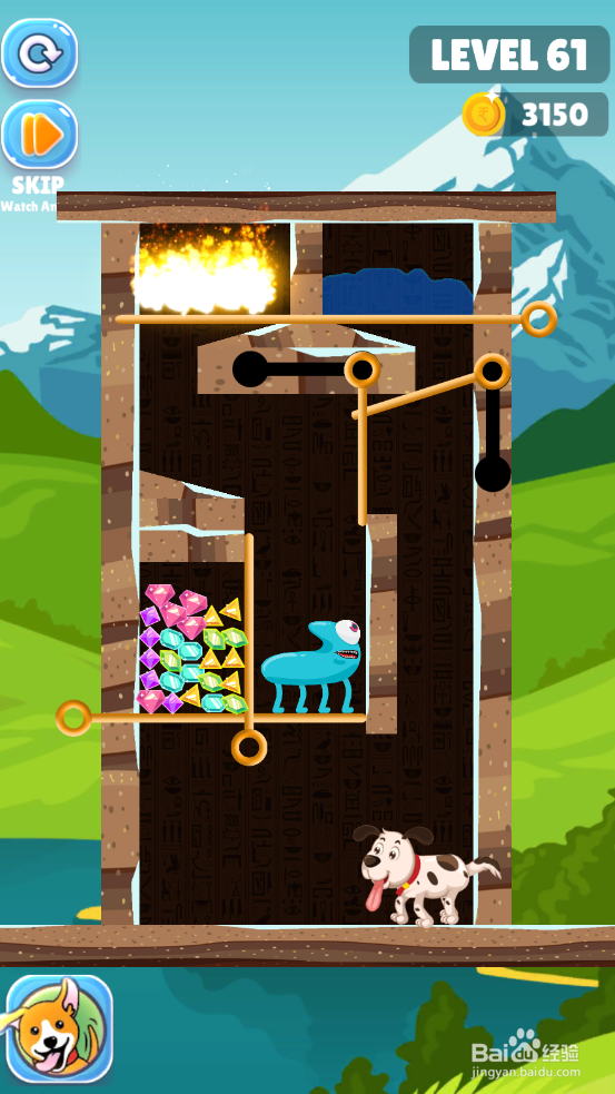 Save The Puppy的LEVEL 61怎样通关？