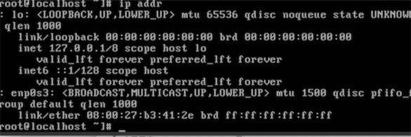 centos7中 iP及如何设定