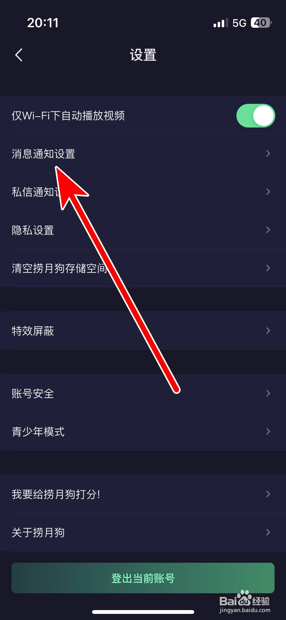 捞月狗如何开启私聊消息通知功能
