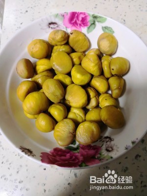 简单快速剥生栗子