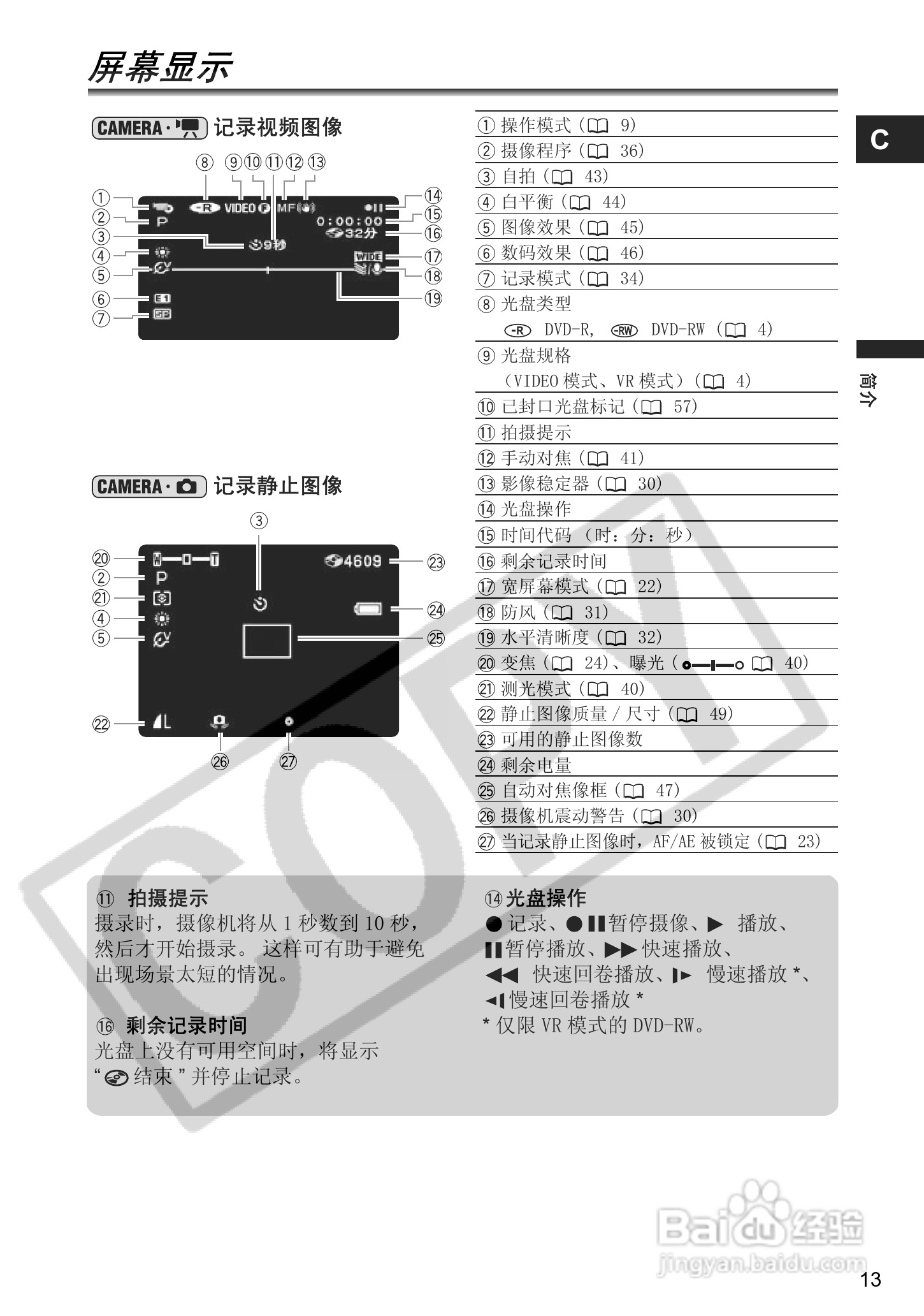 佳能DC100数码摄像机使用说明书:[2]