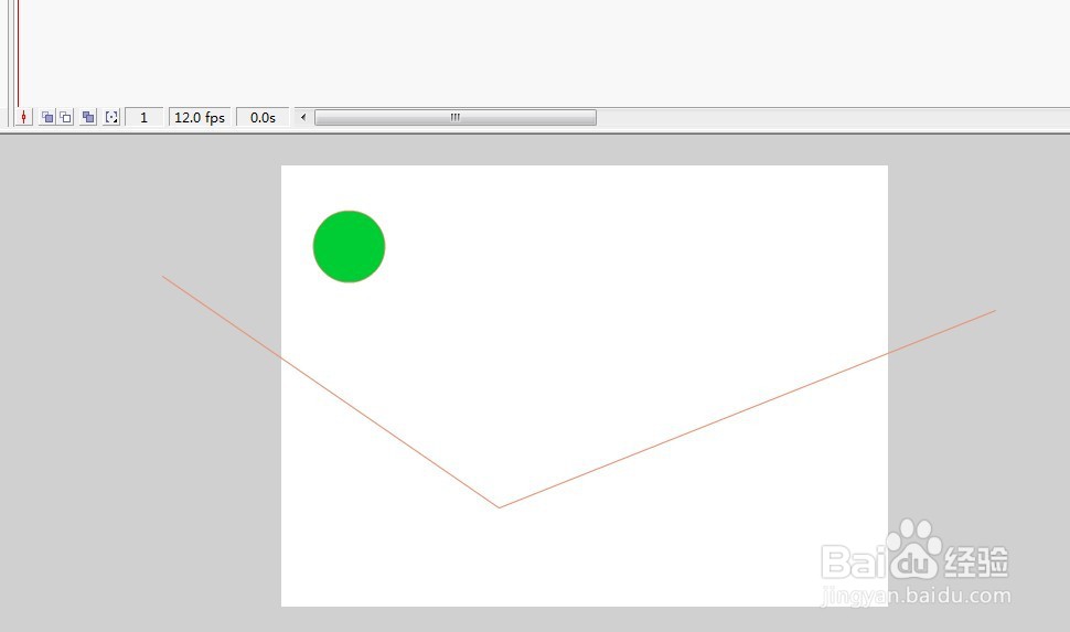 flash制作小球侧面弹跳动画教程