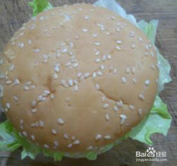 好吃的培根汉堡