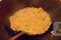 香菜火腿摊煎饼